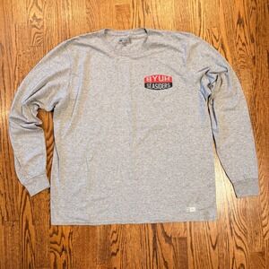 Russell Athletic BYUH Seasiders Long Sleeve T-Shirt XL Gray BYU Hawaii